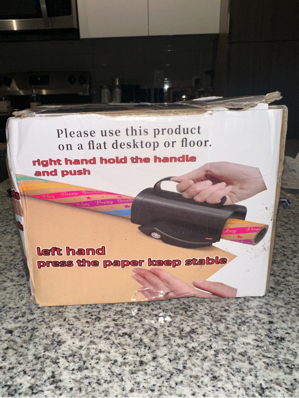 Black Handheld Paper Cutter for Home Office Stationery